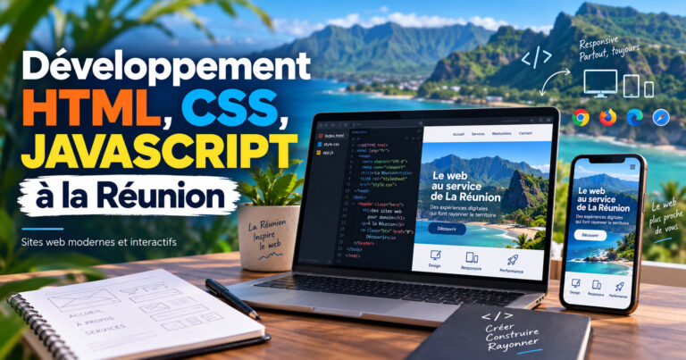 Développement HTML, CSS, JAVASCRIPT à la Réunion