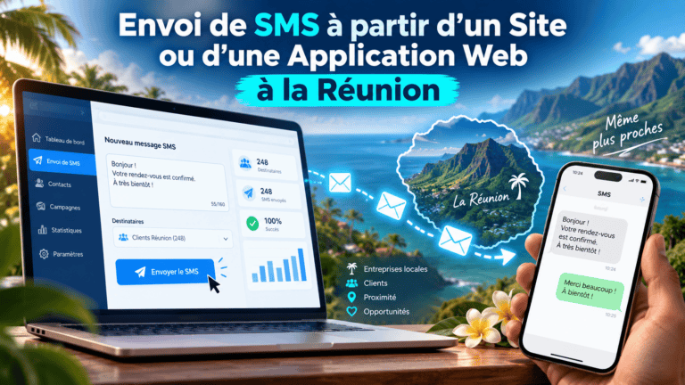Envoi de SMS à partir d&rsquo;un Site ou d&rsquo;une Application Web à la Réunion